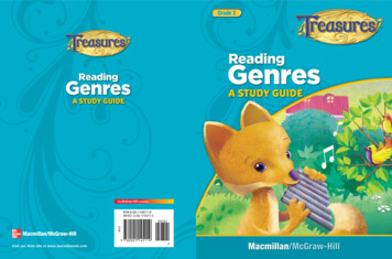 Reading Genres A STUDY GUIDE - South Euclid-Lyndhurst City .