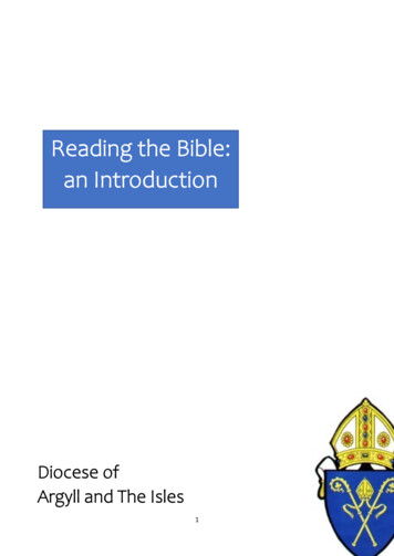 Reading The Bible: An Introduction