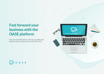 Fast Forward Your Business With The OASE Platform