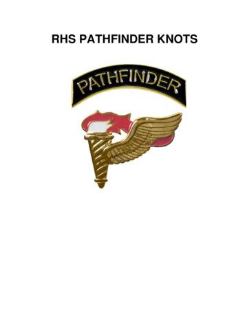 RHS PATHFINDER KNOTS - Weebly