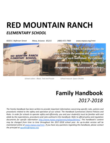 RED MOUNTAIN RANCH - Mpsaz 