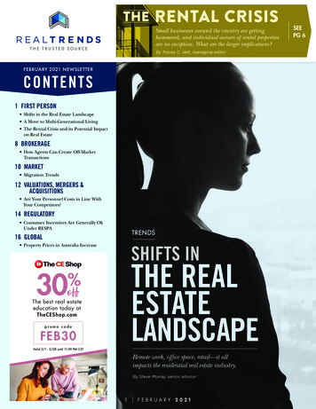 14 Regulatory 16 Global Shifts In The Real Estate Landscape - Gmar