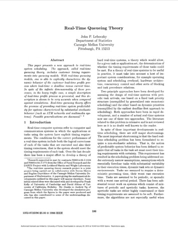 Real-Time Queueing Theory - University Of Florida