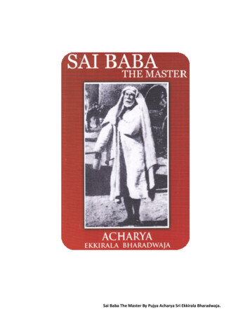 Sai Baba The Master - Sai Amrithadhara