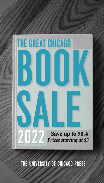 The Great ChicaGo BOOK SALE