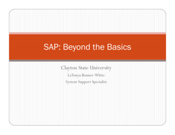 SAP: Beyond The Basics