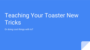 Tricks Teaching Your Toaster New - SCALE 19x 19x