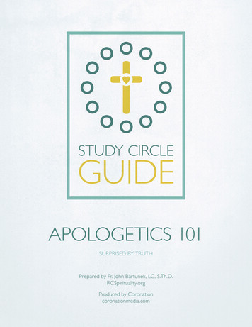 APOLOGETICS 101 - RC Spirituality