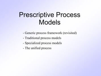 Chapter 3 Prescriptive Process Models - Dronacharya