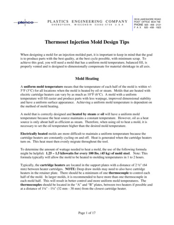 Thermoset Injection Mold Design Tips - Plenco