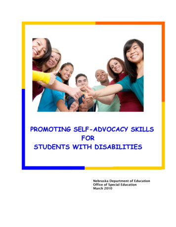 PROMOTING SELF-ADVOCACY SKILLS FOR STUDENTS 