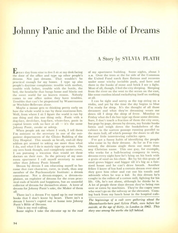 Johnny Panic And The Bible Of Dreams