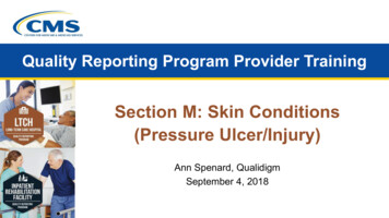 Section M: Skin Conditions (Pressure Ulcer/Injury)