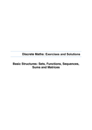 Discrete Maths: Exercises And Solutions