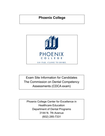 Phoenix College - Cdcaexams 