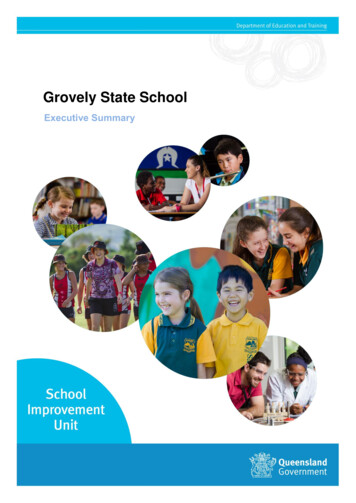 SIU - Grovely State School - Executive Summary - 2017