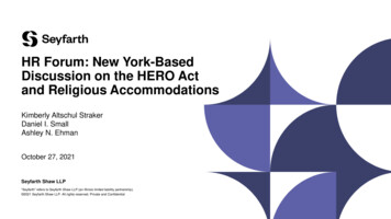 HR Forum: New York-Based Discussion On The HERO Act And .