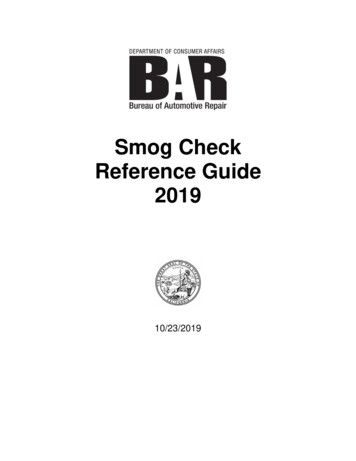 Smog Check Reference Guide Version 3