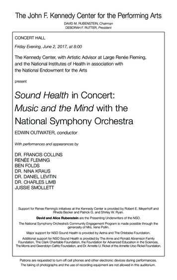 Present Sound Health In Concert: Music And The Mind With .