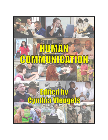 Speech And Communication: An Introductory Course