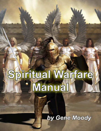 SPIRITUAL WARFARE MANUAL - Deliverance Ministries