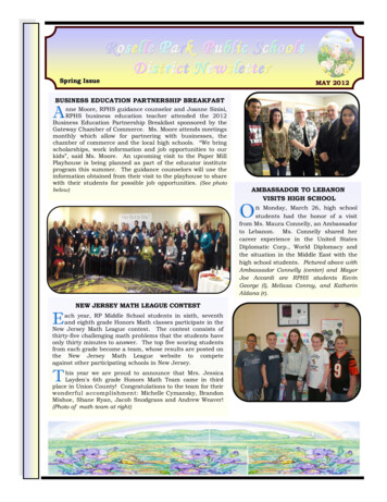 Roselle Park Public Schools District Newsletter
