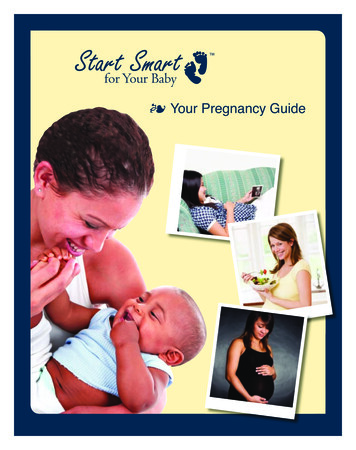Start Smart Pregnancy Book - Department Of Health