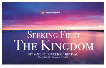 Stewardship Week Of Revival - Seventh-day Adventist Church