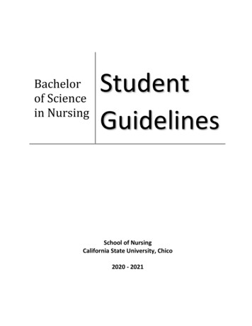 Bachelor Of Science In Nursing - CSU, Chico