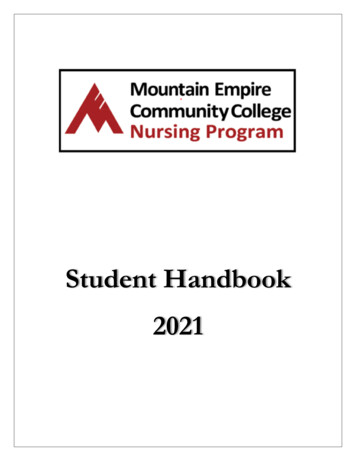 Student Handbook 2021 - Mecc.edu