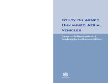 Study On Armed Unmanned Aerial Vehicles