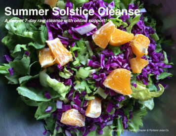 Summer Solstice Cleanse - WordPress 