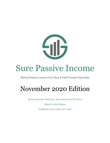 Sure Passive Income - Sure Dividend