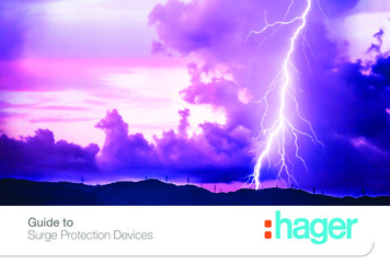 Guide To Surge Protection Devices - Hager