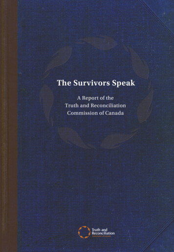 The Survivors Speak