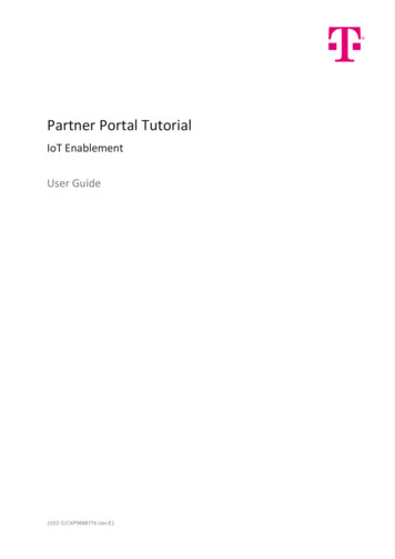 Partner Portal Tutorial