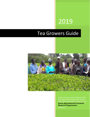 Tea Growers Guide - KALRO