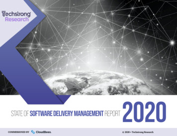 SOFTWARE DELIVERY MANAGEMENT - Techstrong Research