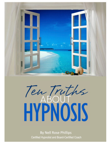 Ten Truths Of Hypnosis GF - Mainlinehypnosis 