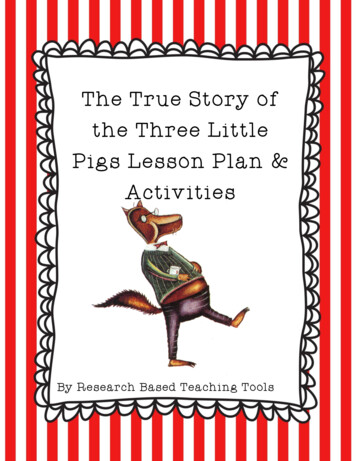 The True Story Of The Three Little Pigs Lesson Plan .