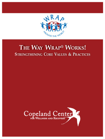 THE WAY WRAP WORKS - Copeland Center For Wellness And Recovery