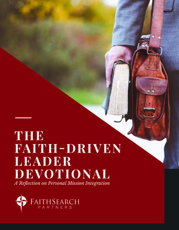 THE FAITH-DRIVEN LEADER DEVOTIONAL