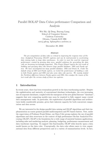Parallel ROLAP Data Cubes Performance Comparison And Analysis