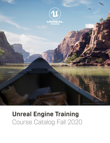Course Catalog Fall 2020 - Unreal Engine