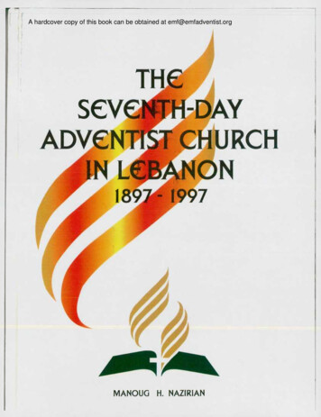 THE SEV H-DAY ADVEN CHURCH ON - Adventist Archives