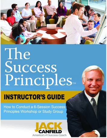 Instructor’s Manual - The Success Principles