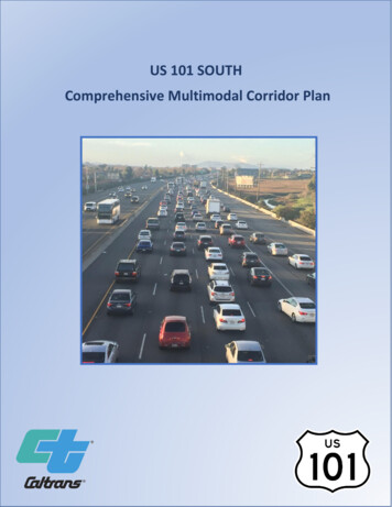 U.S. 101 South Comprehensive Multimodel Corridor Plan