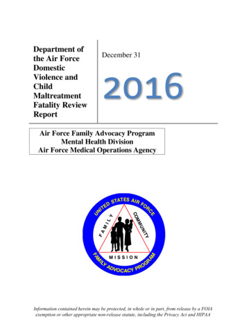 Department Of The Air Force Domestic Violence And Child .