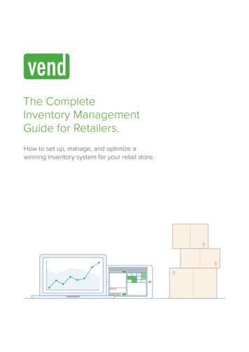 The Complete Inventory Management Guide For Retailers.