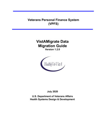 VistAMigrate Data Migration Guide - Veterans Affairs